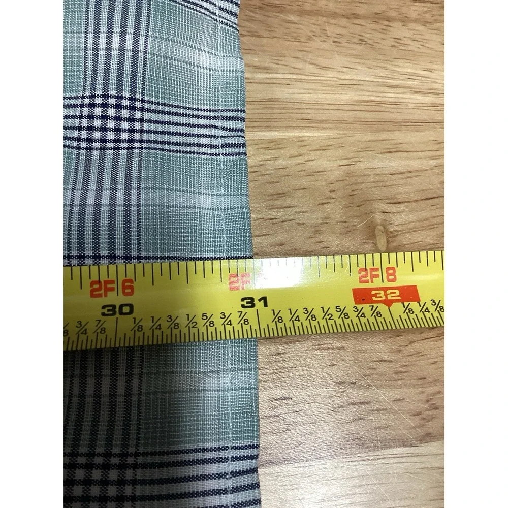 Men's The North Face Short Sleeved Performance Plaid Button Up Gray/black Large‎